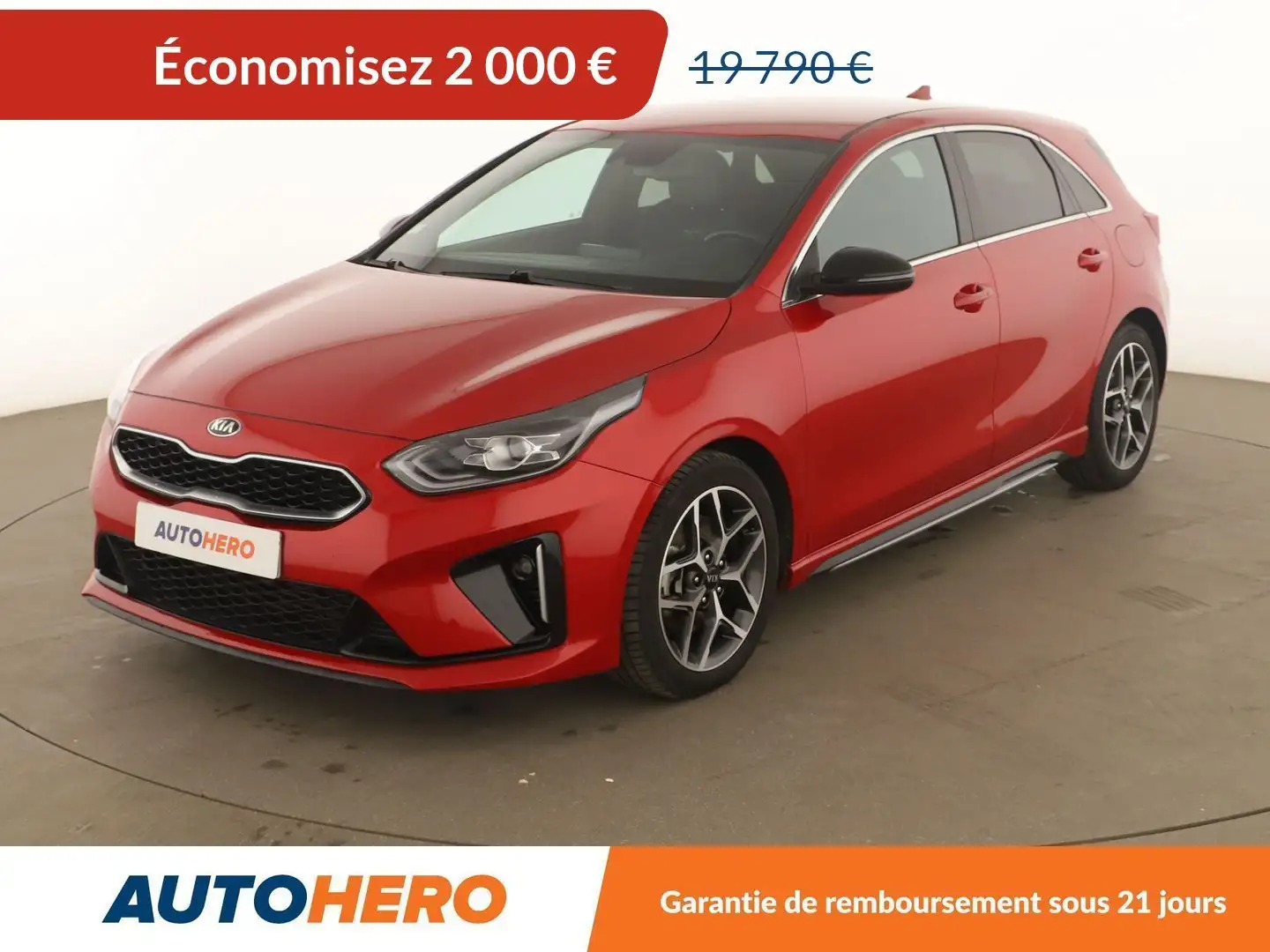 Kia Ceed / cee'd 1.5 T-GDi ISG GT Line Premium DCT7 Rouge - 1