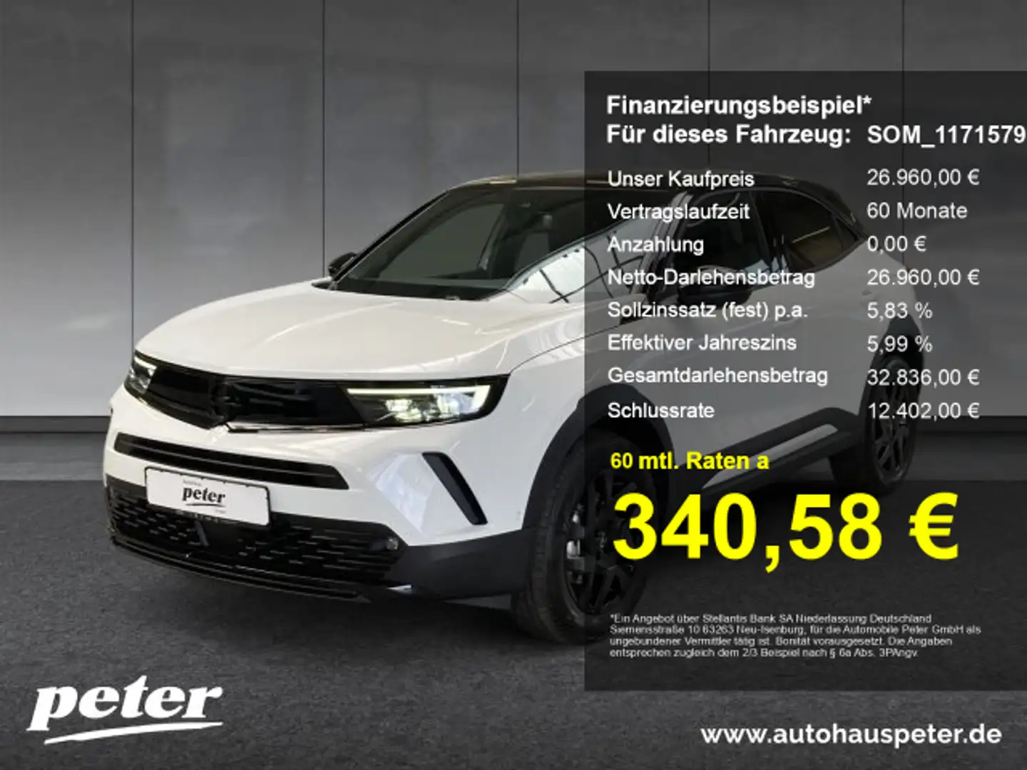 Opel Mokka Mokka 1.2 GS Mildhybrid GS Navi Keyless RFK EPH Weiß - 1