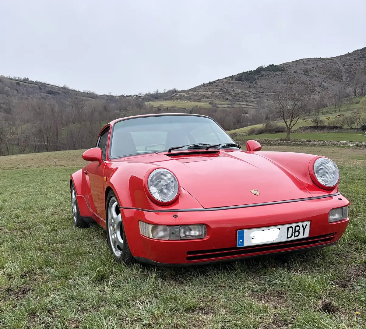 Porsche 964 Carrera 4  Turbolook Cargraphic Rojo - 2