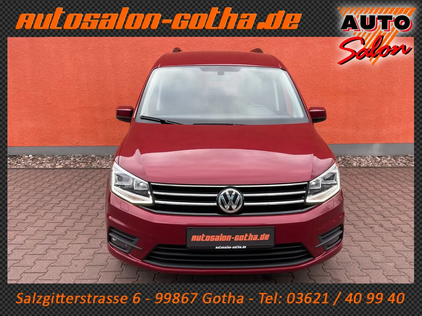 Volkswagen Caddy 1.4 TSI Comfortline XENON+APPS FsHZG SHZG Красный - 2