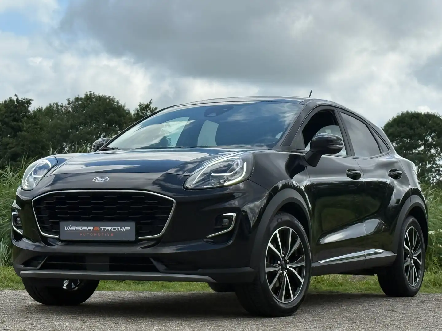 Ford Puma 1.0 EcoBoost Hybrid Titanium - Agate Black - Clima Zwart - 2