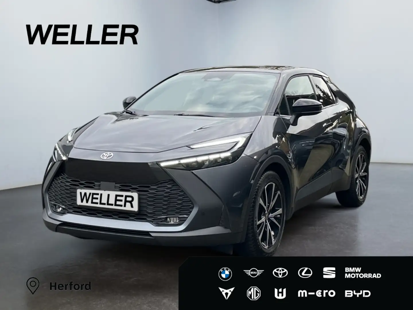 Toyota C-HR 1.8 Hybrid Teamplayer *LED*el Heck*CAM*SHZ* Серый - 1