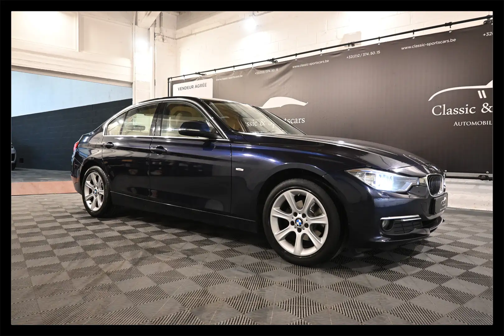 BMW 316 316i LUXURY / CUIR / GPS NAVI / XENON / TEL  ! Albastru - 1