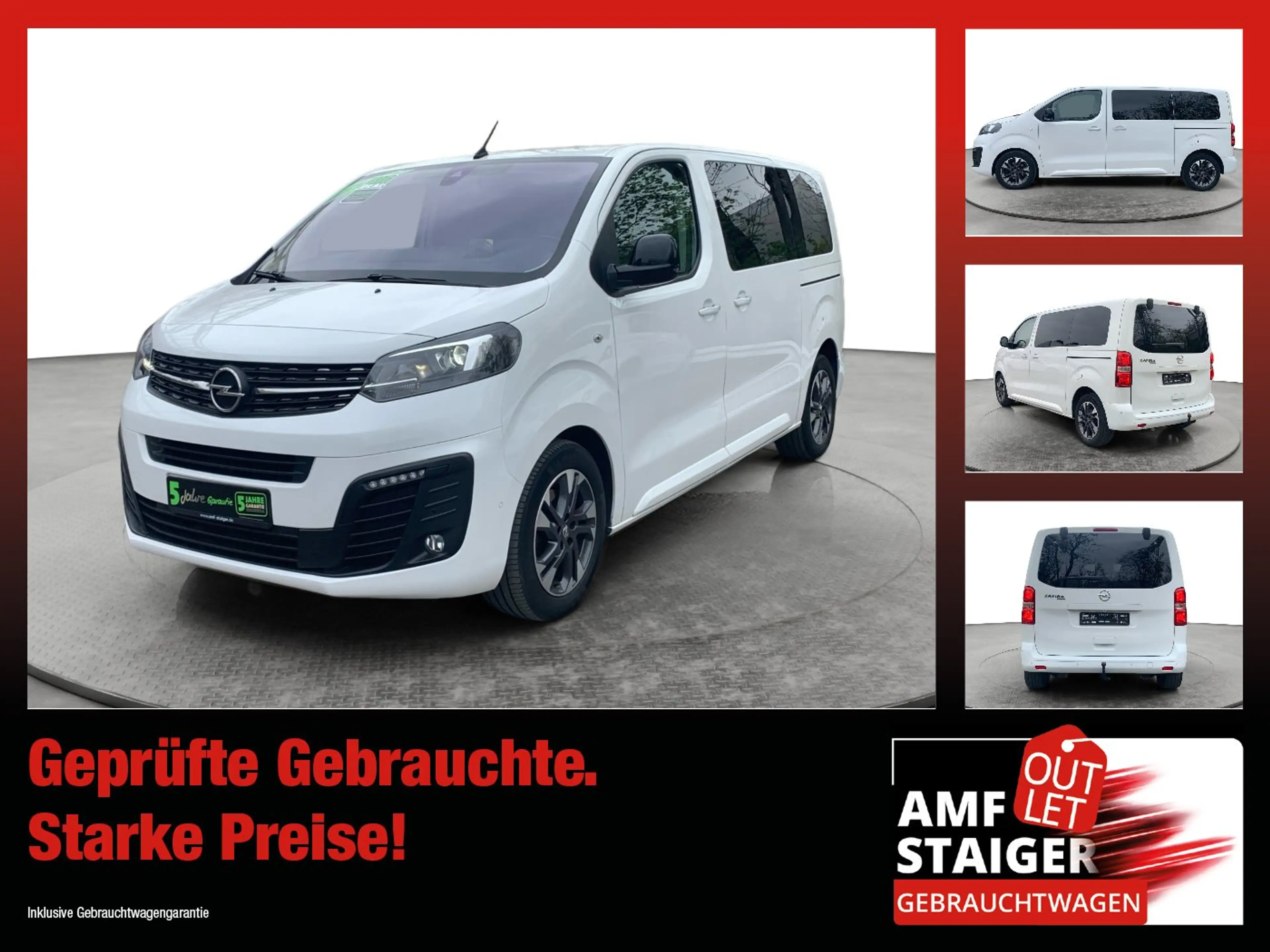 Opel Zafira Life 2.0 D (L2) Elegance M 2xKlima ACC LM