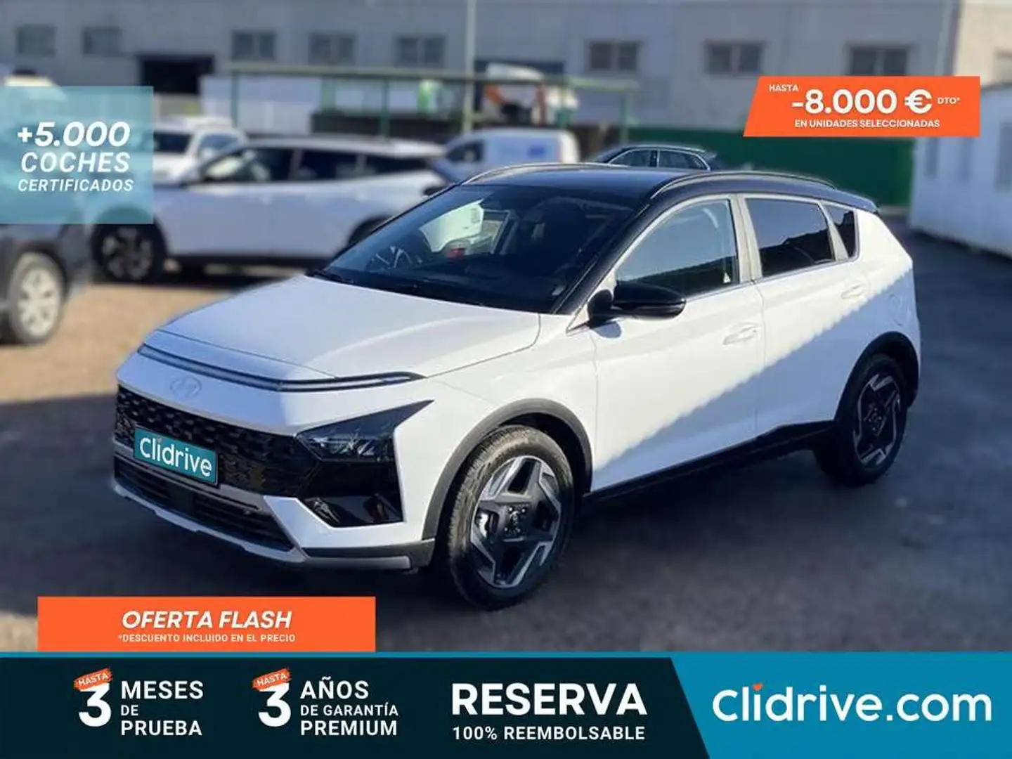 Hyundai BAYON 1.0 TGDI 74kW (100CV) 48V Tecno DCT Blanco - 1