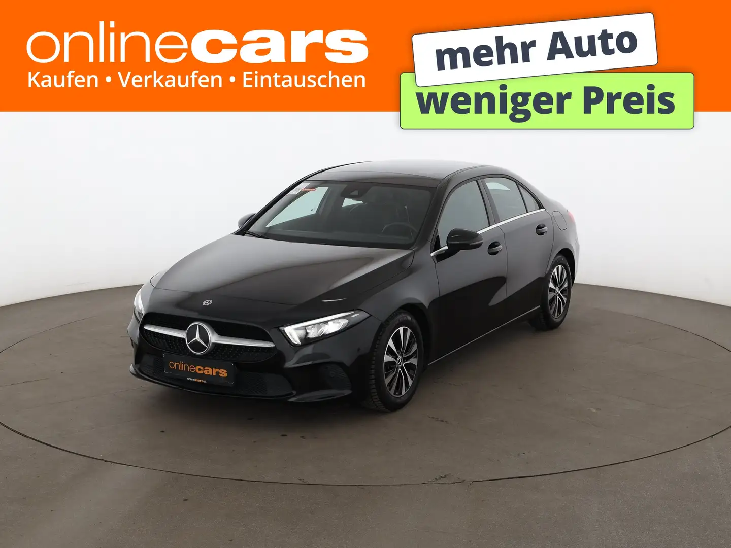 Mercedes-Benz A 180 d Style Aut LED SKY LEDER SITZHZG R-CAM NAV Schwarz - 1