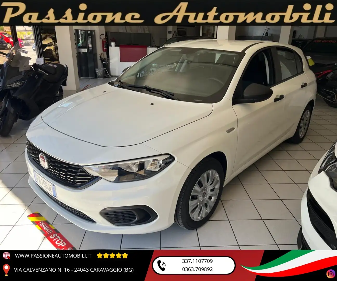 Fiat Tipo SW 1.3 mjt Easy Business EURO6D TEMP EVAP ISC Blanc - 1