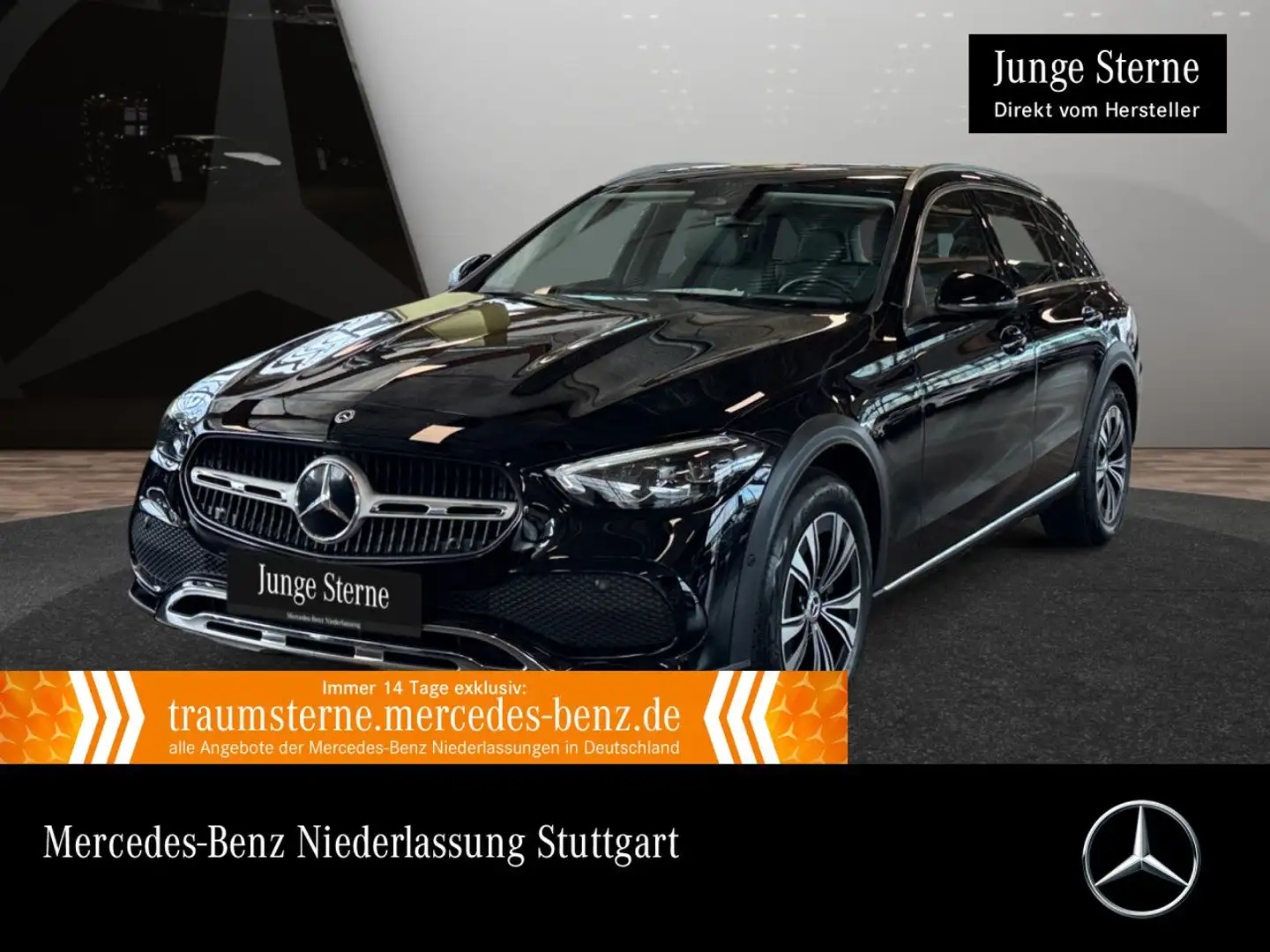 Mercedes-Benz C 220 d T 4M AVANTG+AHK+LED+KAMERA+KEYLESS+9G Schwarz - 1