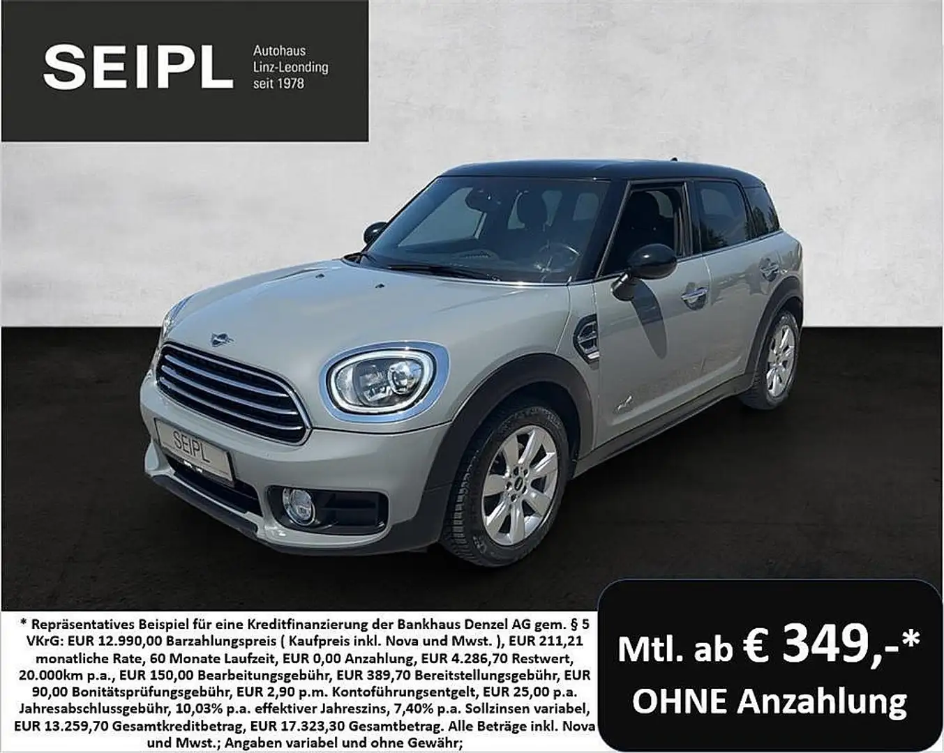 MINI Cooper D Countryman MINI Countryman Cooper D ALL4 Aut. Gris - 1