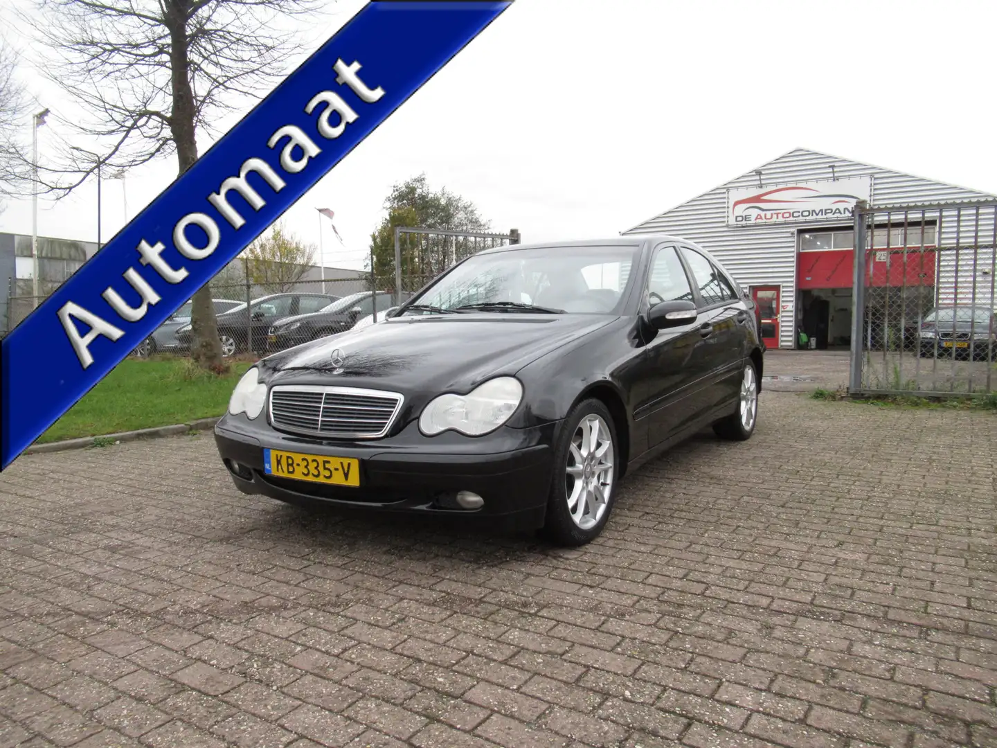 Mercedes-Benz C 180 K. Classic Automaat Nette Auto Zwart - 1