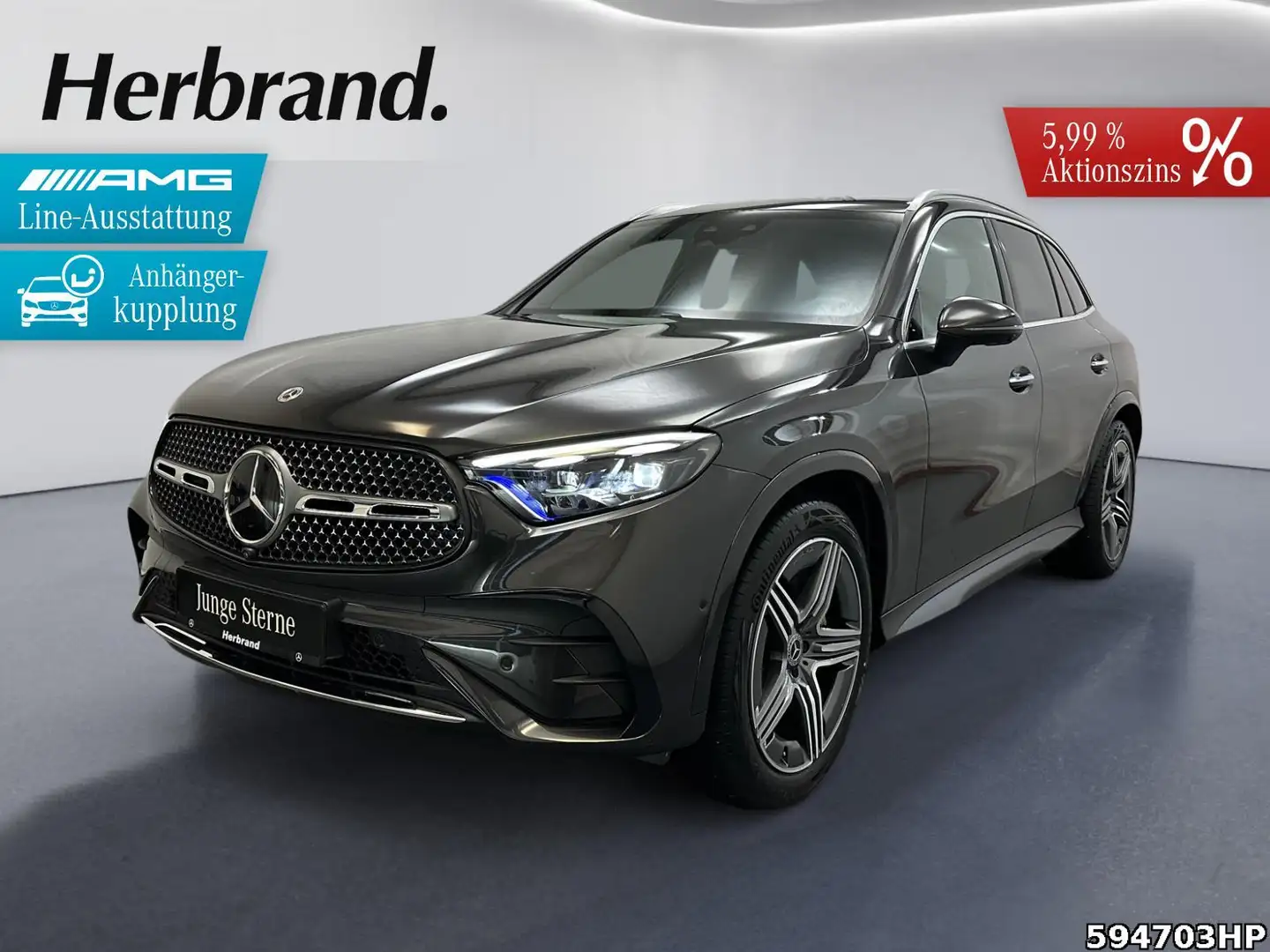 Mercedes-Benz GLC 300 d 4M AMG DIGITAL LIGHT 360 AHK Memory Grau - 1