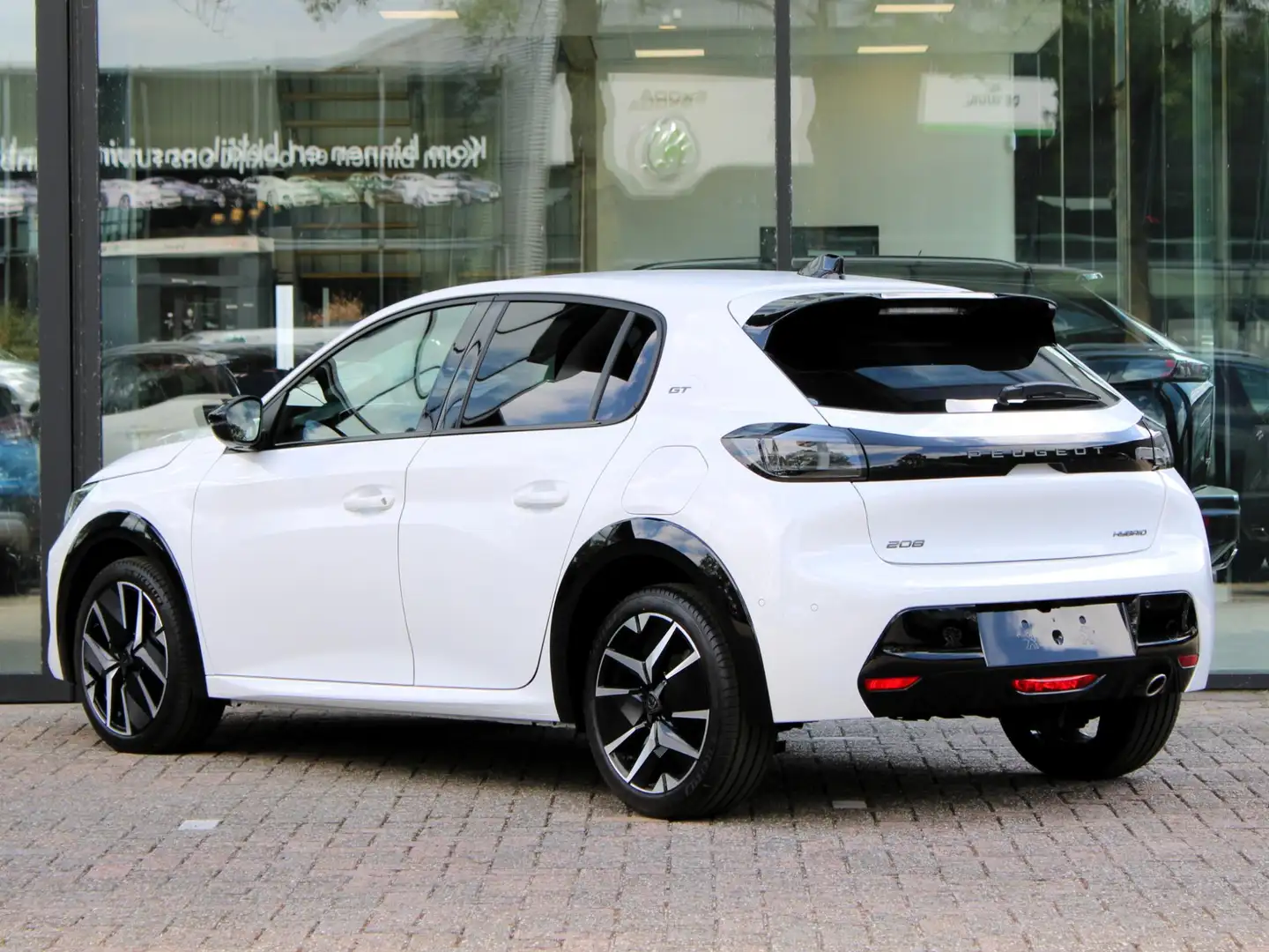 Peugeot 208 1.2 Hybrid 110 e-DCS6 GT VOORRAAD KORTING Wit - 2