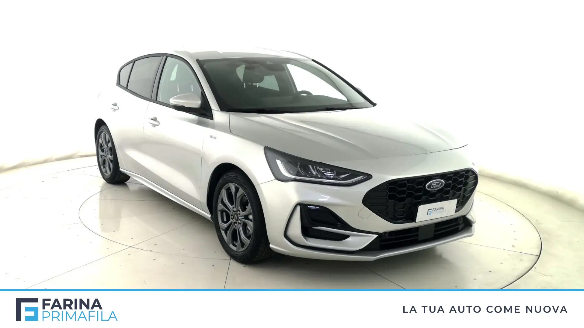 Ford Focus 1.0 EcoBoost Hybrid 125 CV 5p. ST-Line Srebrny - 2