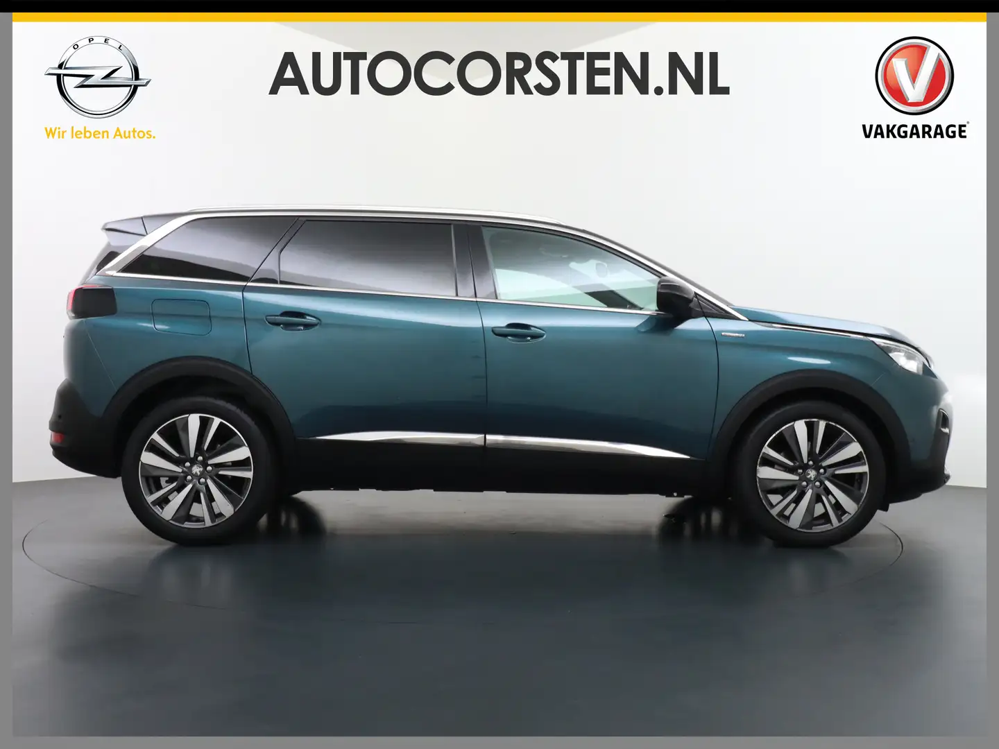 Peugeot 5008 1.6T AUT-8 181pk GT-Line 181pk 7-Pers. Pano-Dak Ap Blauw - 1