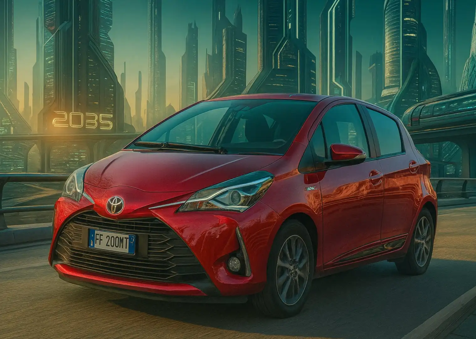 Toyota Yaris Yaris III 2017 5p 1.5h My20 Rosso - 1