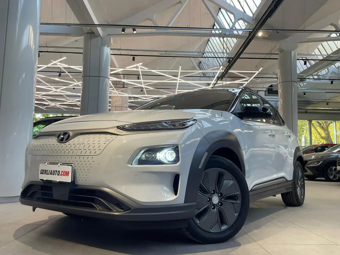 Hyundai KONA Kona Electric I 2018 64 kWh EV Exellence Bianco - 2