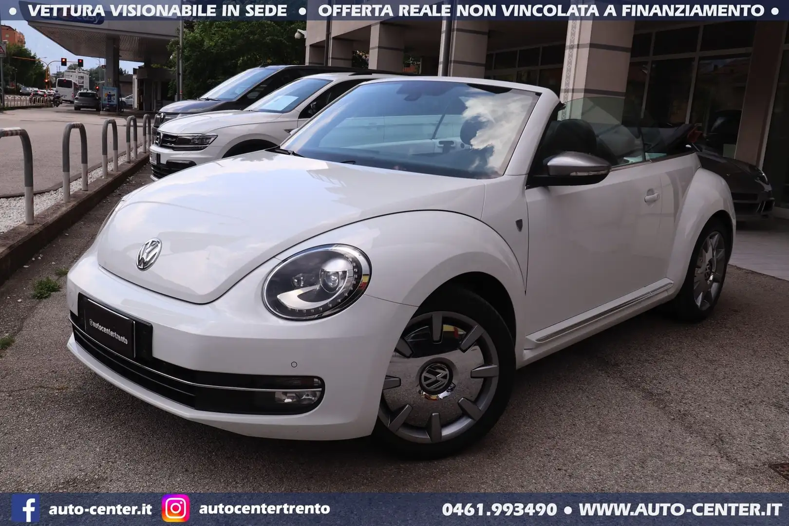 Volkswagen Maggiolino Cabrio 2.0 TDI DSG Karmann Edition Bianco - 2