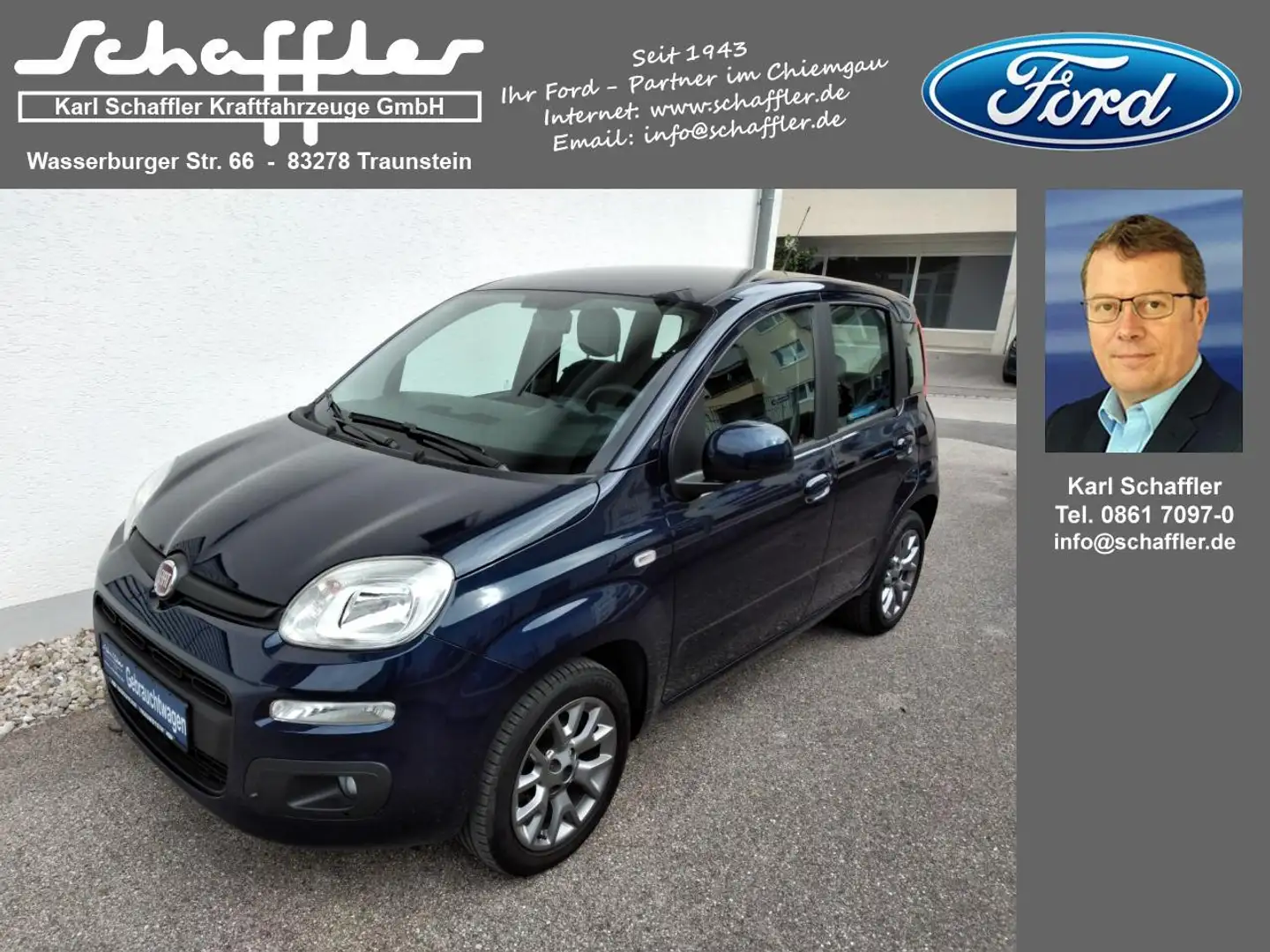 Fiat Panda Lounge Blau - 1