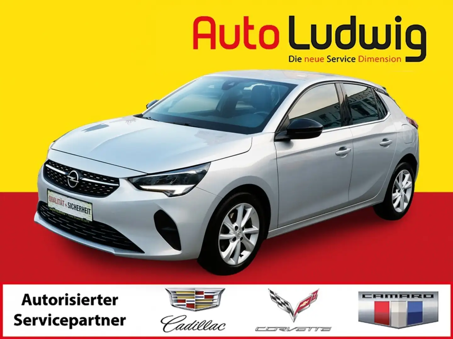 Opel Corsa 1,2 Direct Injection Turbo Euro 6.4 Elegance*VI... Silber - 1
