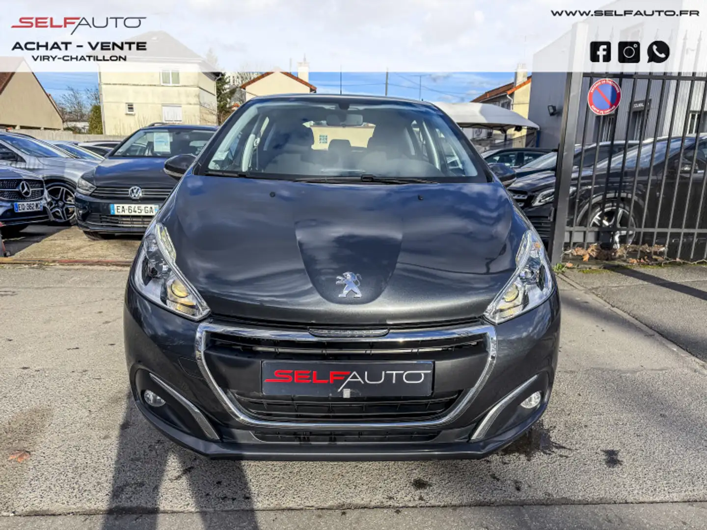Peugeot 208 1.6 BLUEHDI 75CH ACTIVE 5P Gris - 2