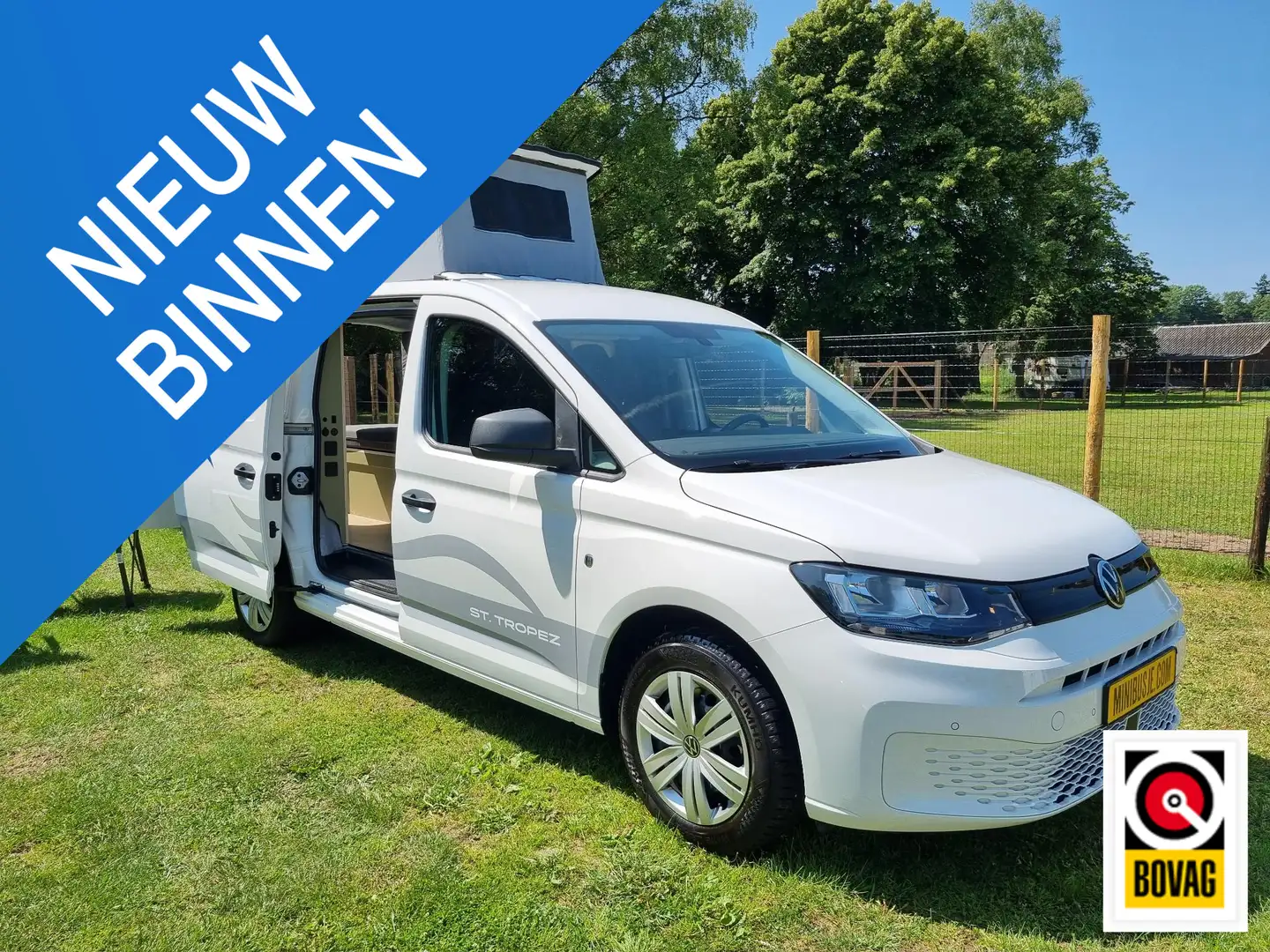 Volkswagen Caddy Maxi 1.5 TSI L2H1 Automaat MINICAMPER Wit - 1