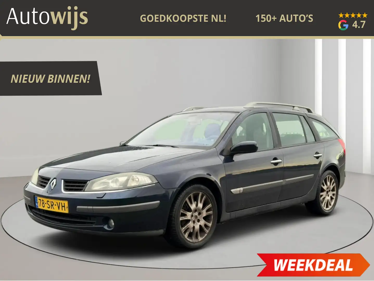 Renault Laguna Grand Tour 2.0-16V Privilège|INRUIL KOOPJE|NAVI|NL Blauw - 1