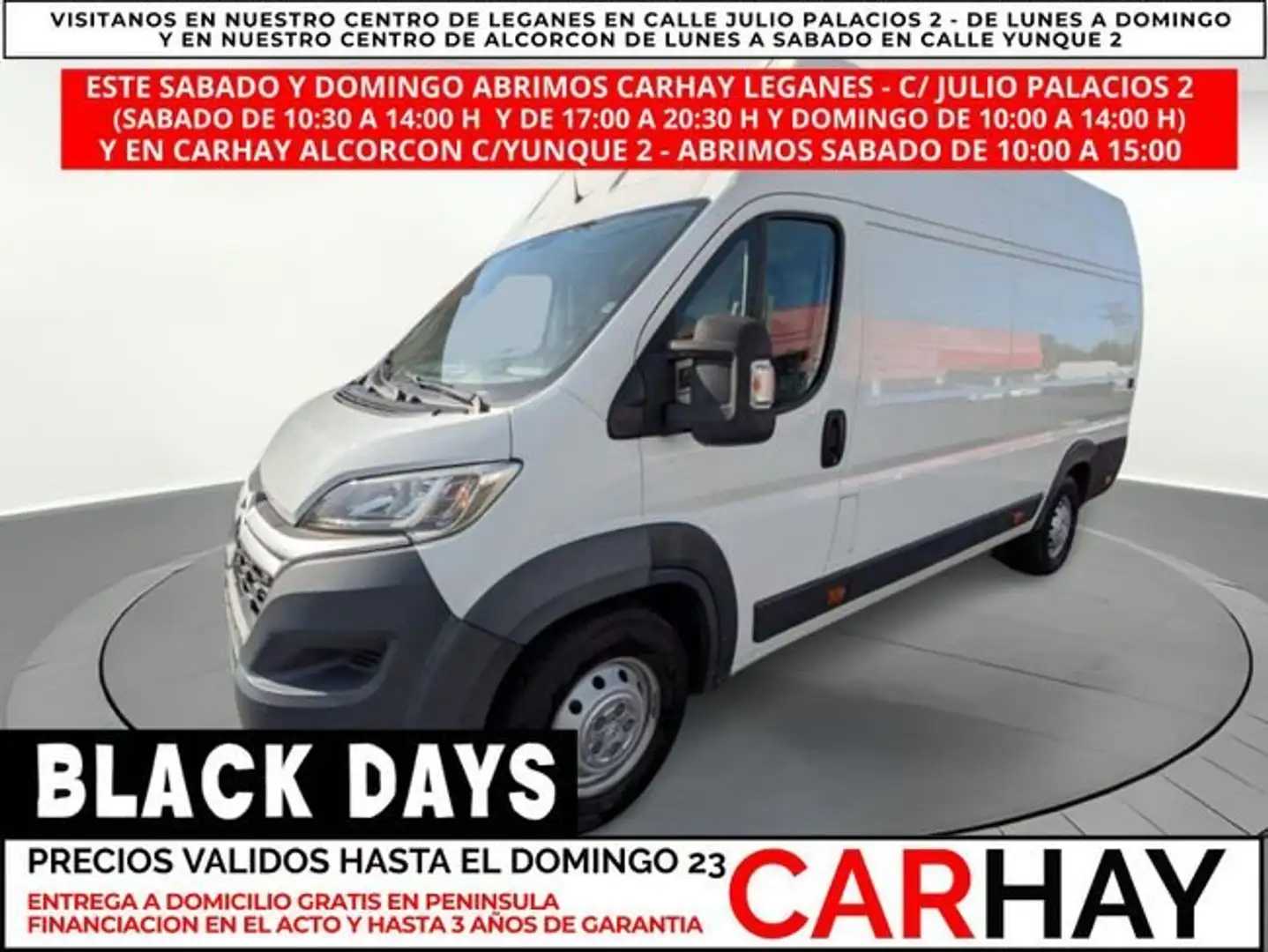 Citroen Jumper FURGÓN 2.0 Blue HDi 35 L4H3 Heavy 130 Blanc - 1