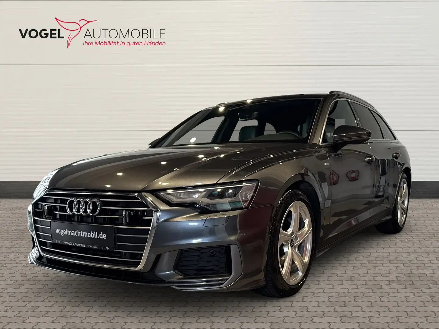 Audi A6 40 2.0 TDI Avant sport +AHK+S line+Virtual Grijs - 1
