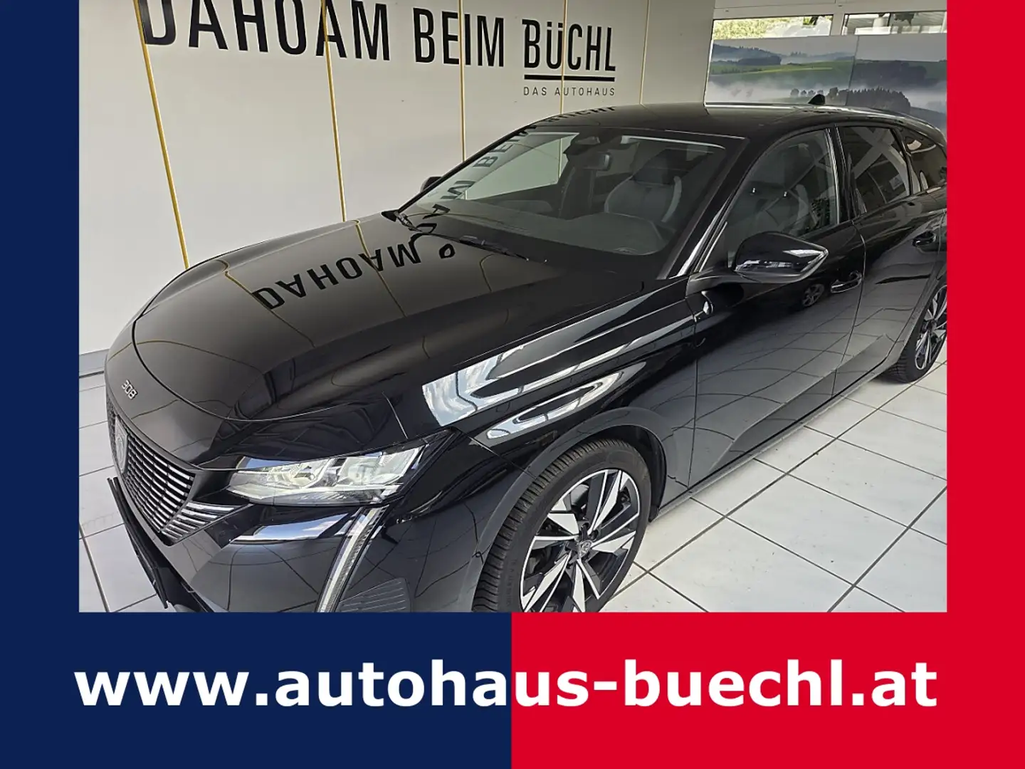 Peugeot 308 SW PureTech 130 S&S EAT8 Allure Schwarz - 1