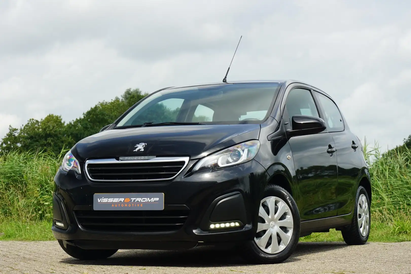 Peugeot 108 1.0 e-VTi Active - Noir Caldera - AC/Bleutooth/Ele Zwart - 2