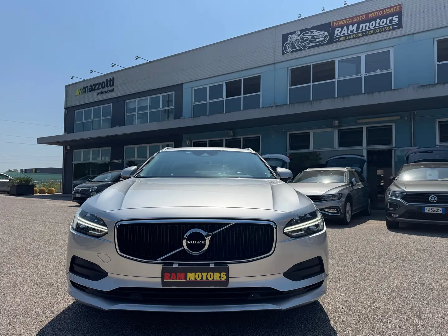 Volvo V90 V90 2.0 d4 R-design geartronic Gris - 2