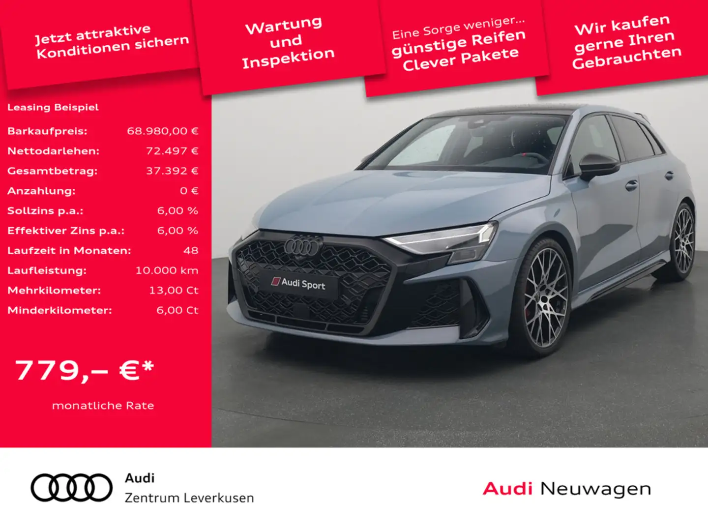 Audi RS3 Grau - 1