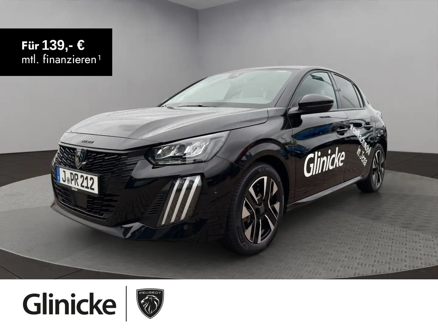 Peugeot 208 ALLURE Benzin 100 Schwarz - 1