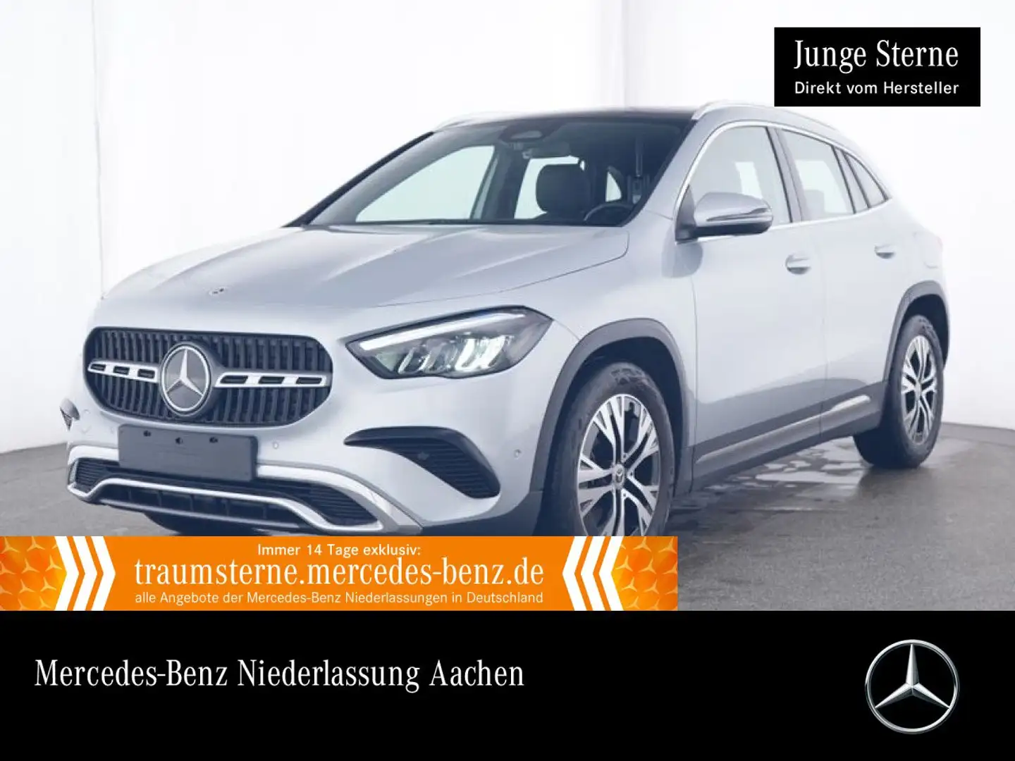 Mercedes-Benz GLA 200 d PROGRESSIVE+PANO+AHK+LED+KAMERA+8G Silber - 1