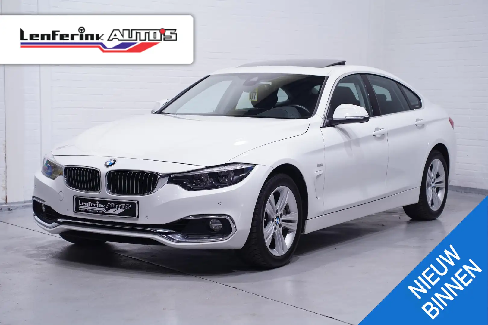 BMW 435 4-serie Gran Coupe 435d xDrive Luxury Line Leder S Weiß - 1