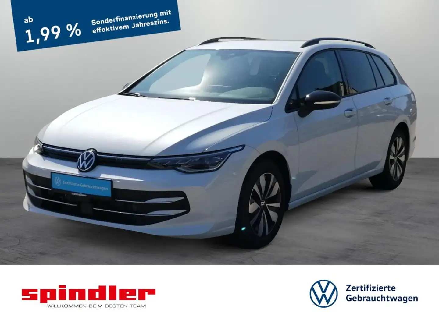 Volkswagen Golf Variant Goal 2.0TDI DSG Matrix AHK 360° ACC Weiß - 1