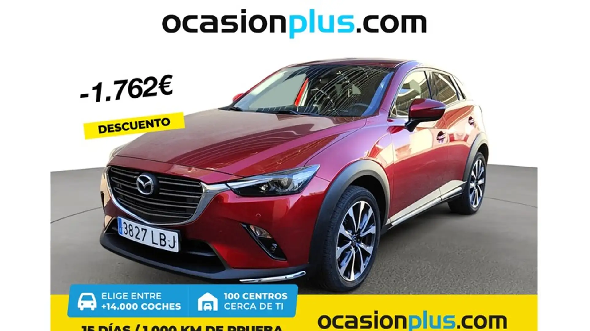 Mazda CX-3 2.0 Skyactiv-G Zenith 2WD 89kW Rojo - 1