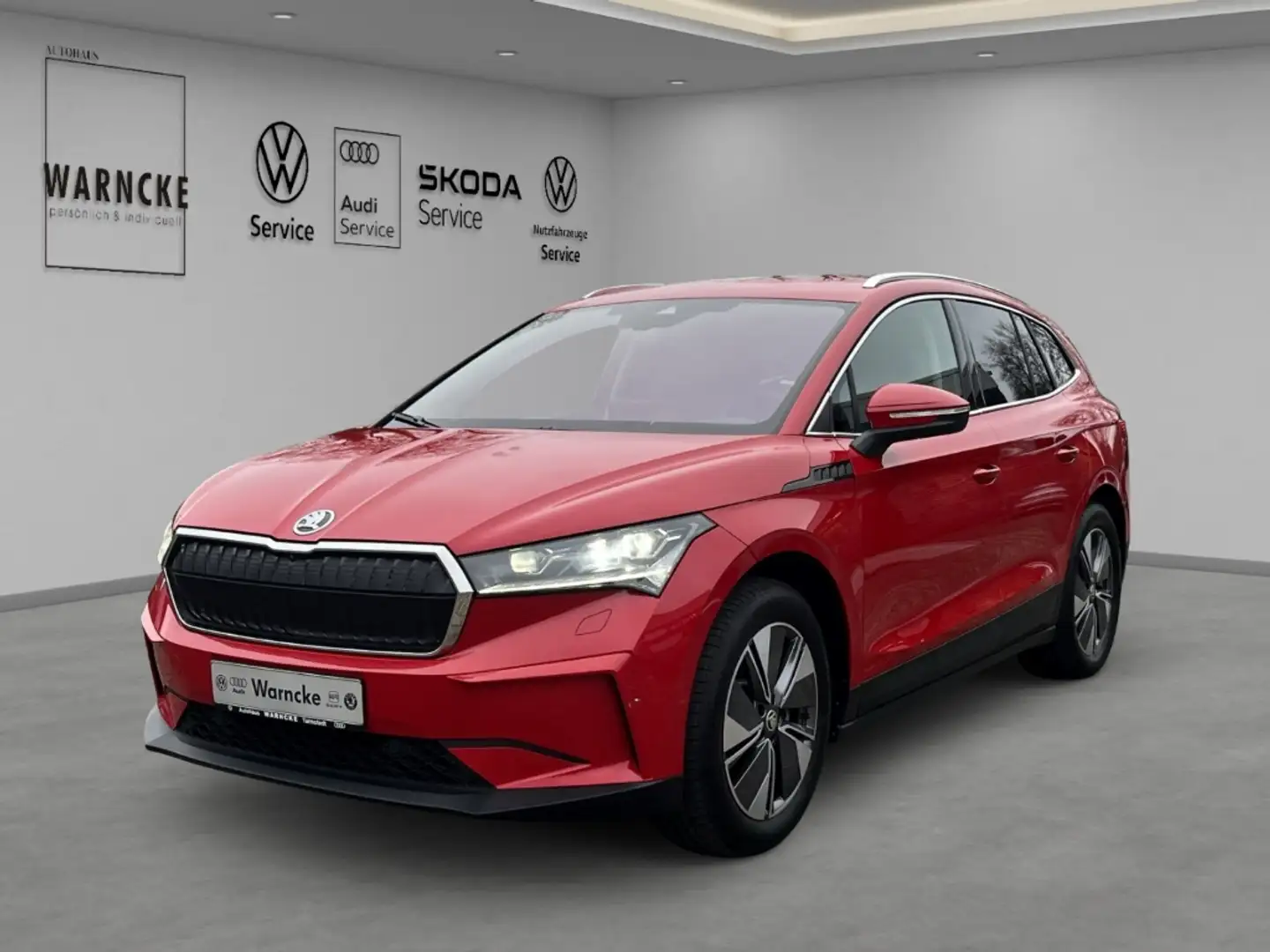 Skoda Enyaq Lounge 80 82kWh MATRIX ACC AHK NAV AreaView LM SHZ Rot - 1