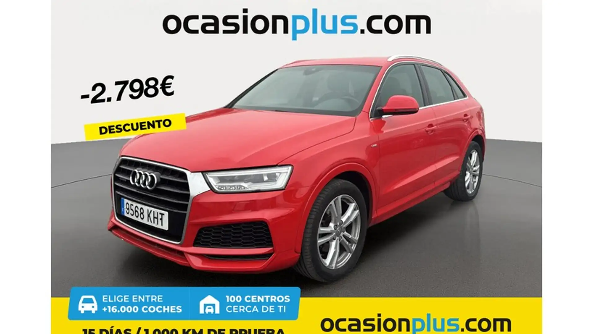 Audi Q3 2.0 TFSI Sport Ed. Q. S-T 162kW(9.75) Rojo - 1