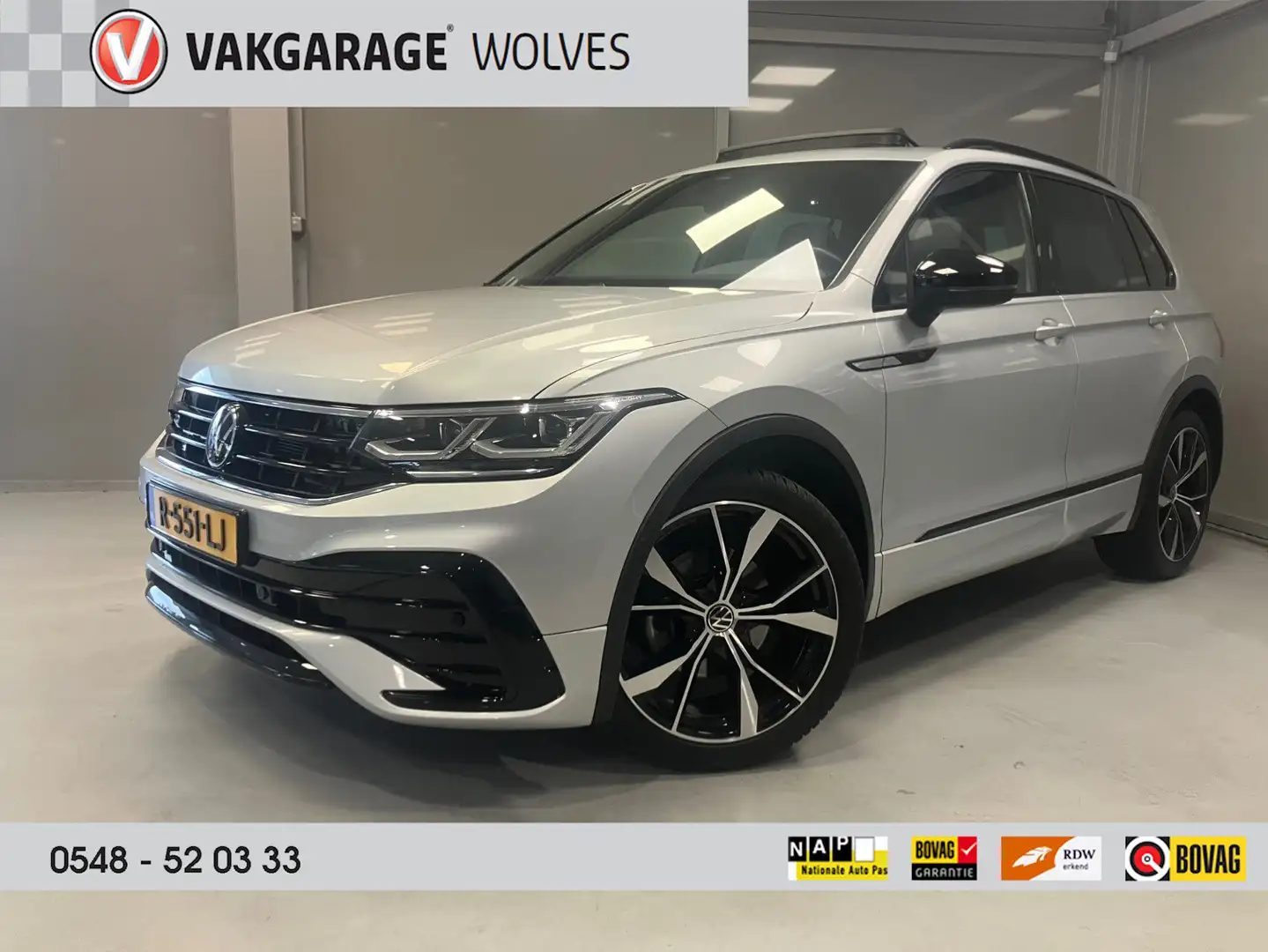 Volkswagen Tiguan 1.5 TSI R-Line Business 1.5TSi DSG | Panoramadak | Grijs - 1
