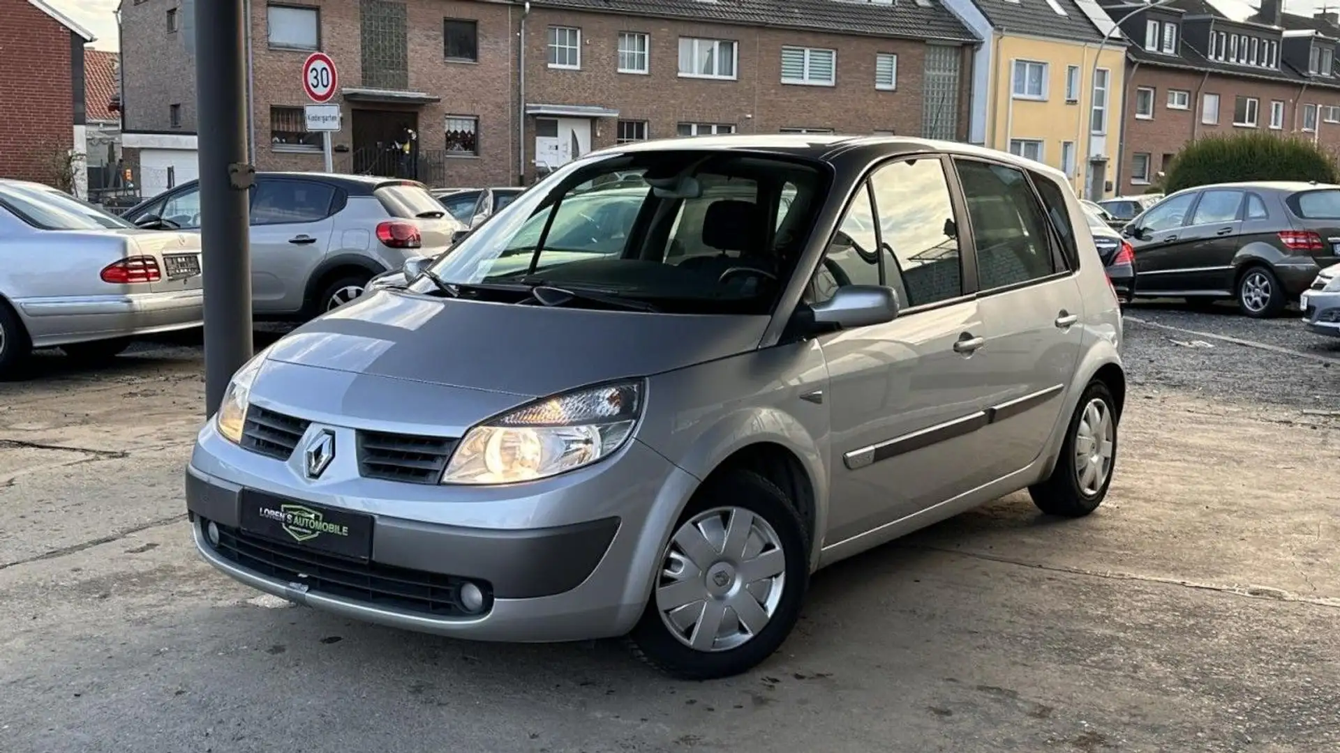 Renault Scenic II Exception*Ahk*Pdc*Klima*Tempo*8-fach* Gris - 1