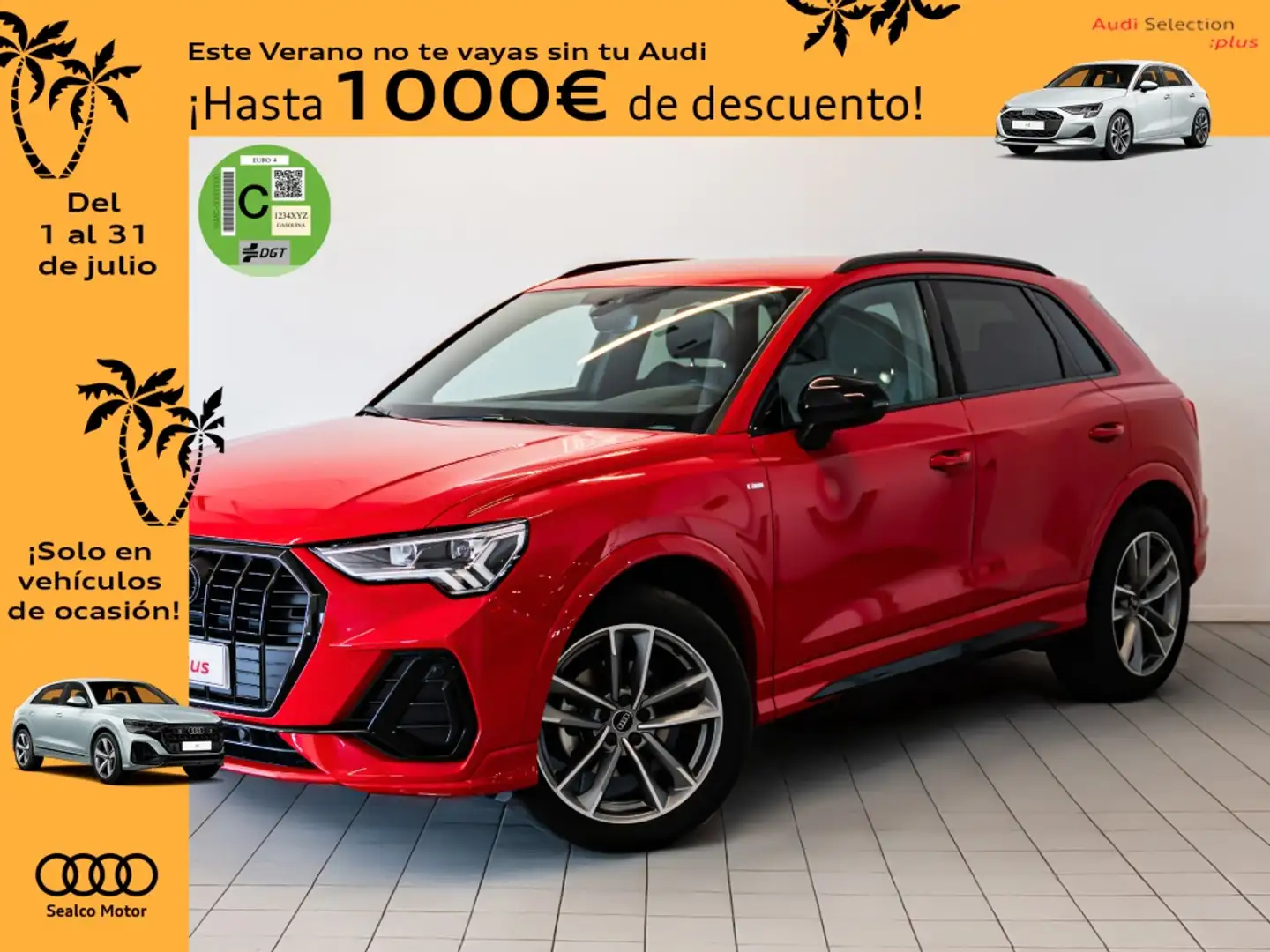 Audi Q3 35 TDI S line quattro S tronic 110kW Rot - 1