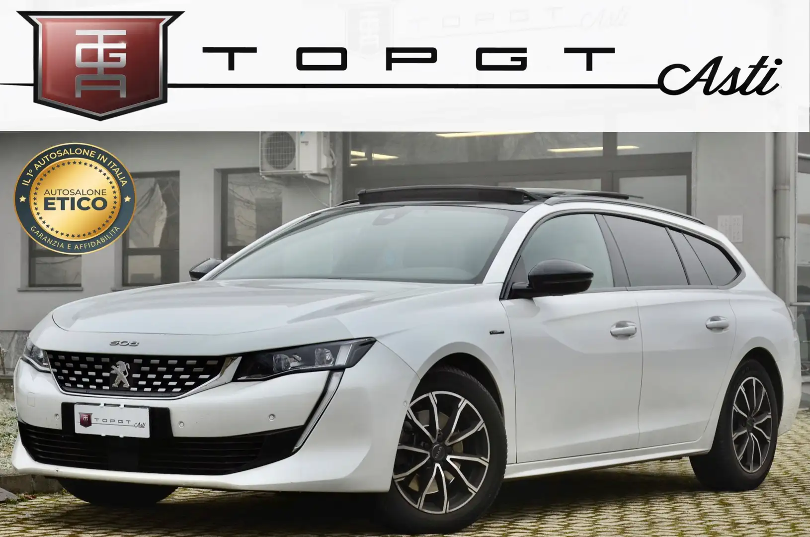 Peugeot 508 508 SW 2.0 bluehdi GT Line 163cv auto TETTO Bianco - 1