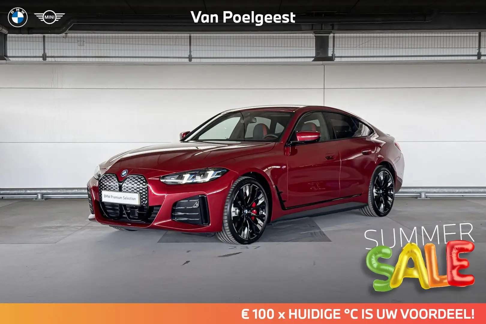 BMW i4 xDrive40 84 kWh | Summer Sale 100 Rood - 1