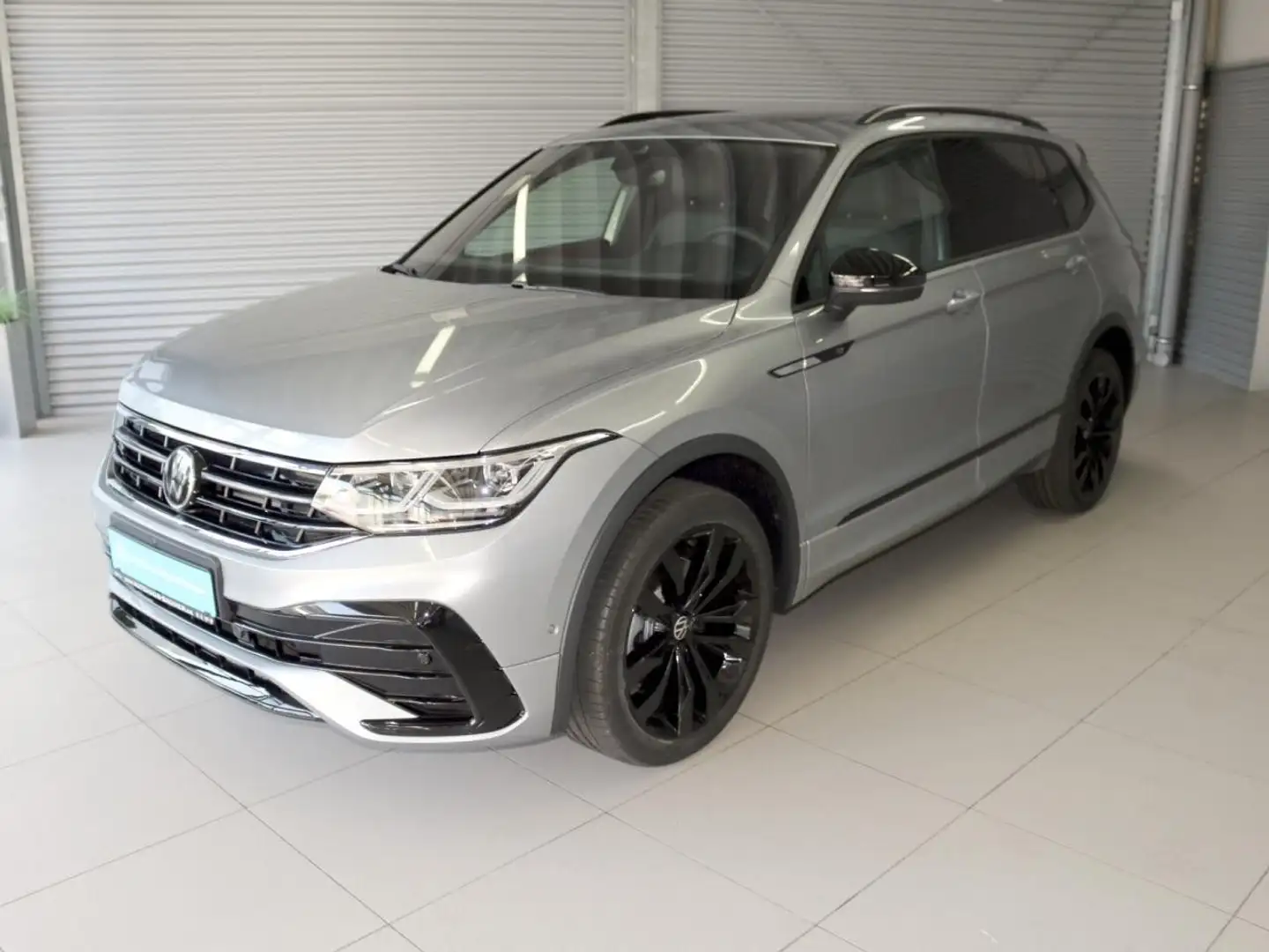 Volkswagen Tiguan Allspace R-Line 2.0 TDI DSG 4x4 AHK Leder Silber - 2