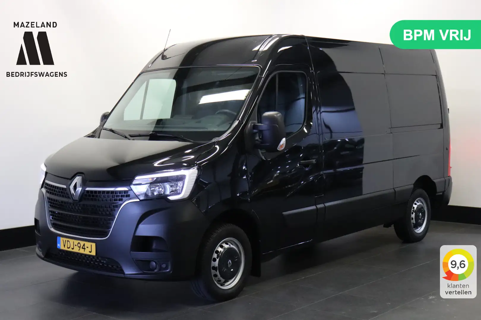Renault Master 2.3 dCi 135PK L2H2- EURO 6 - Airco - PDC - NAP - € Zwart - 1