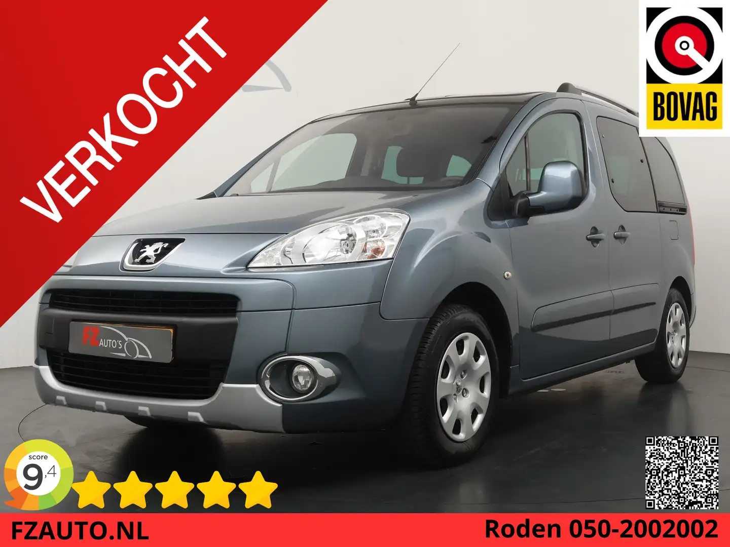 Peugeot Partner Tepee 1.6 109pk XT - Parkeersensoren -  Trekhaak - Grigio - 1