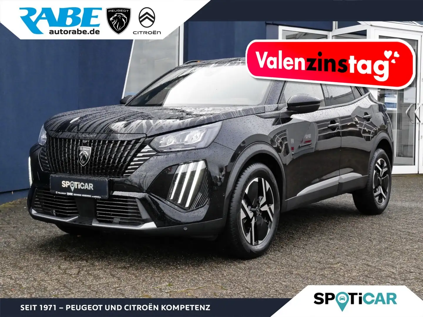 Peugeot 2008 Allure Hybrid 145 Grip-Control+Keyless+ACC Klima Noir - 1