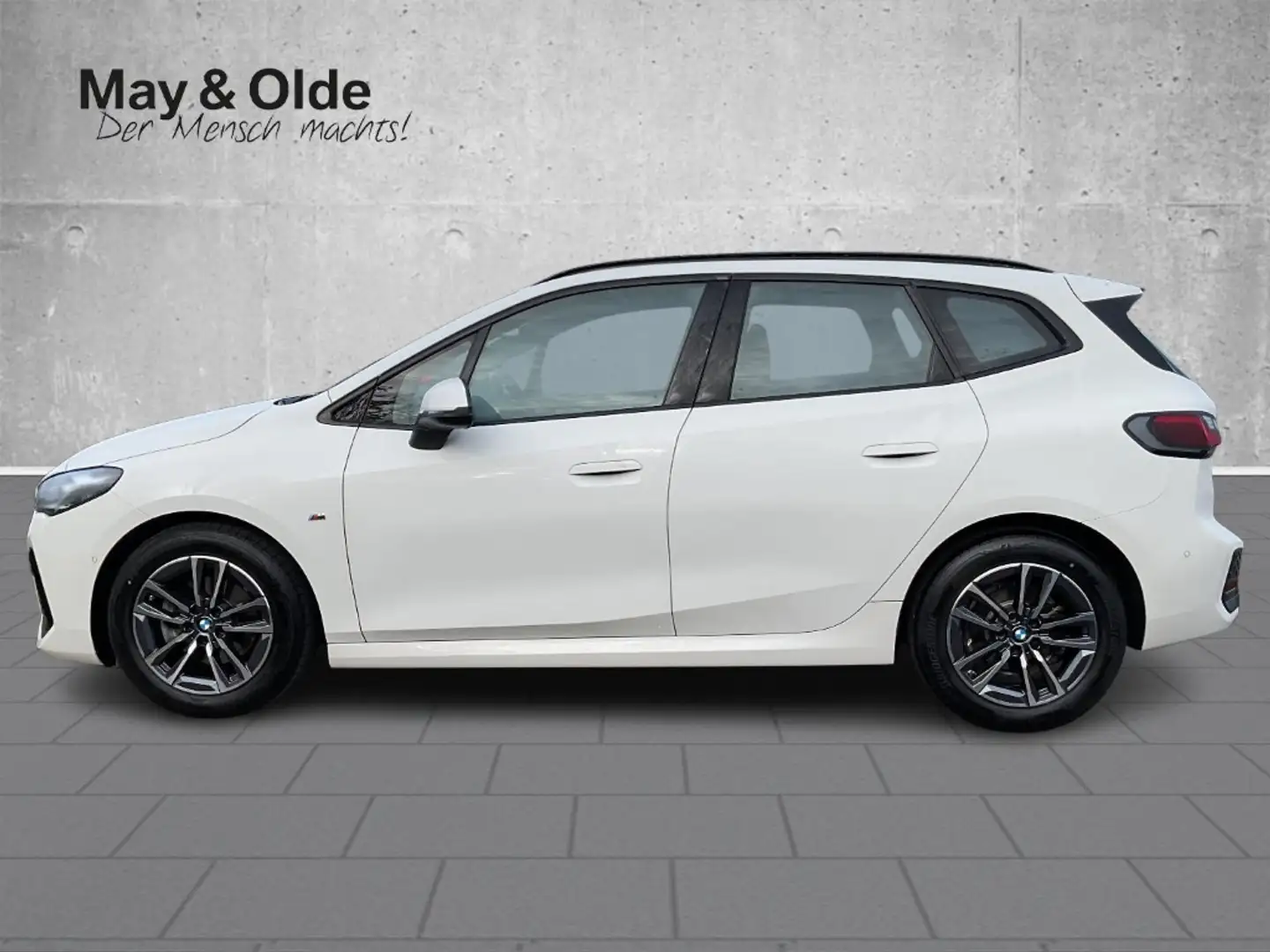 BMW 218 Active Tourer i Aut M Sport AHK LED Navi SHZ RFK K Weiß - 2