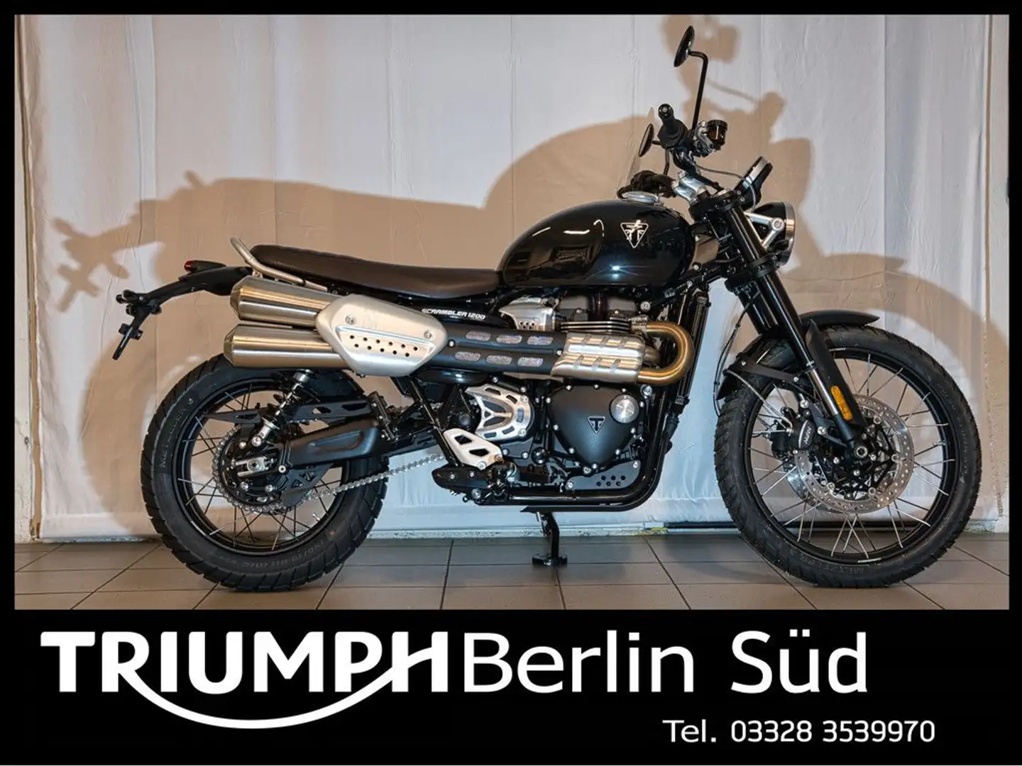 Triumph Scrambler 1200 X Noir - 1